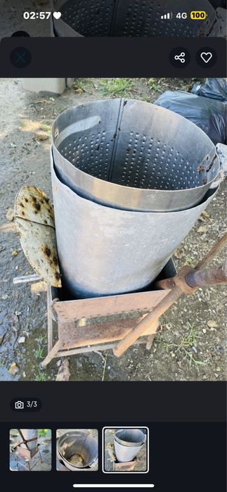 Vand Presa struguri inox