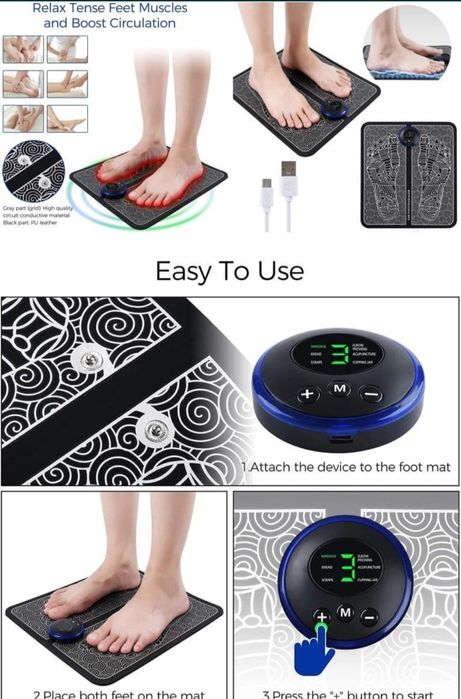 Электрический массажный .Скидки.коврик