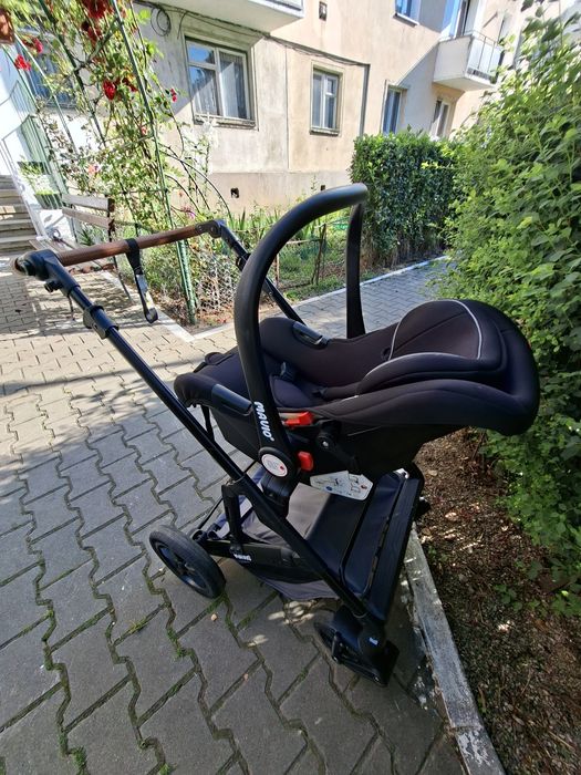 Cărucior 3 în 1 Mavio Adventure, stare foarte bună, complet (landou + sport + scoică)