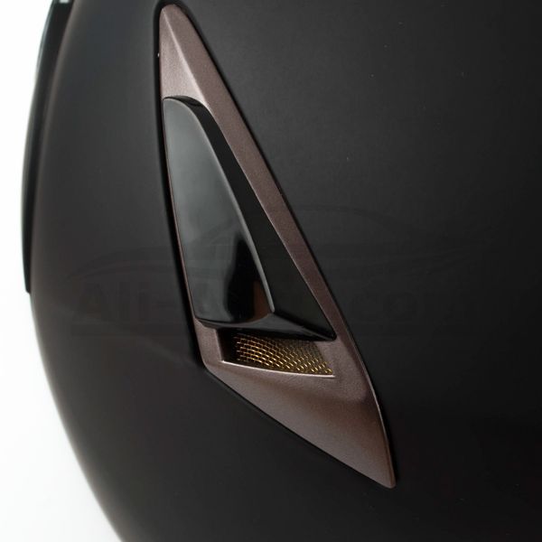 Модуларна каска hd a16 matt-black + вградени тъмни очила