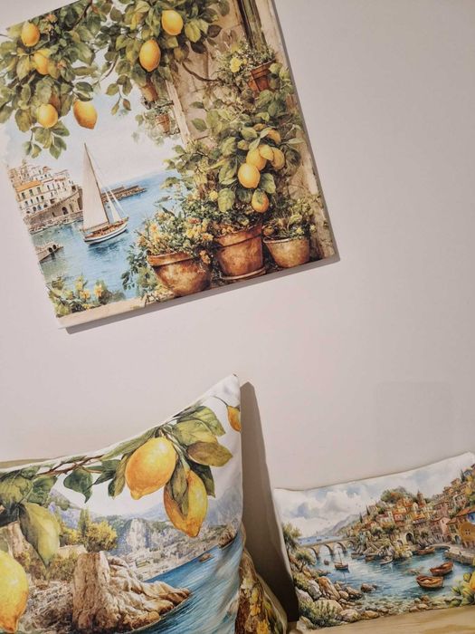 Текстилна картина | калъф за книга | калъфка за възглавница – сет