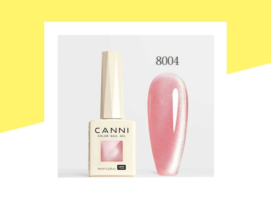 Професионален хипоалергенен гел лак котешко око CANNI - 9 мл.