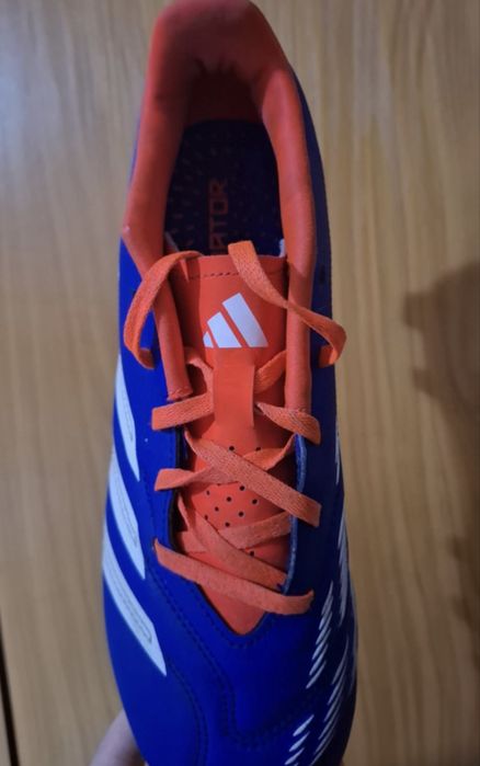 Ghete de fotbal Adidas Predator Club FxG, albastre, marime 42