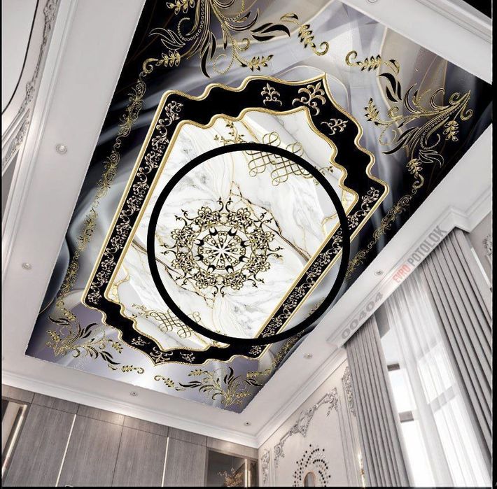 натяжной паталок фото обой хизмати