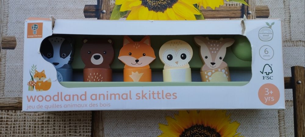 Детски дървен боулинг