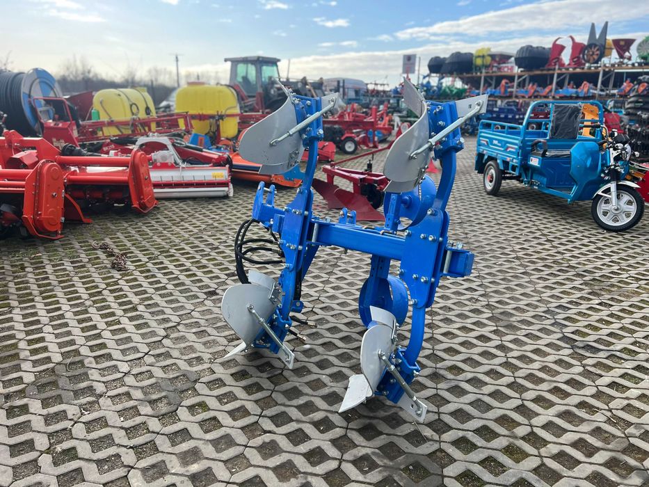 Plug agricol 2 trupite reversibil hidr cormane pline Konig Traktoren