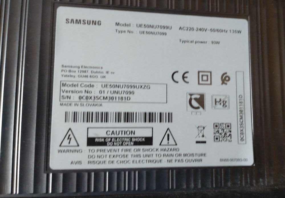 Televizor led ultra subțire 4K UHD Smart Samsung 130 cm WiFi