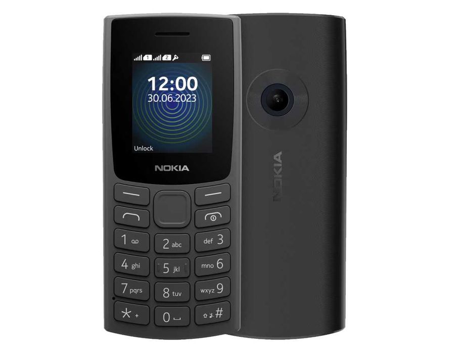 Telefon mobil Nokia 110 (2023), Dual SIM, Charcoal
