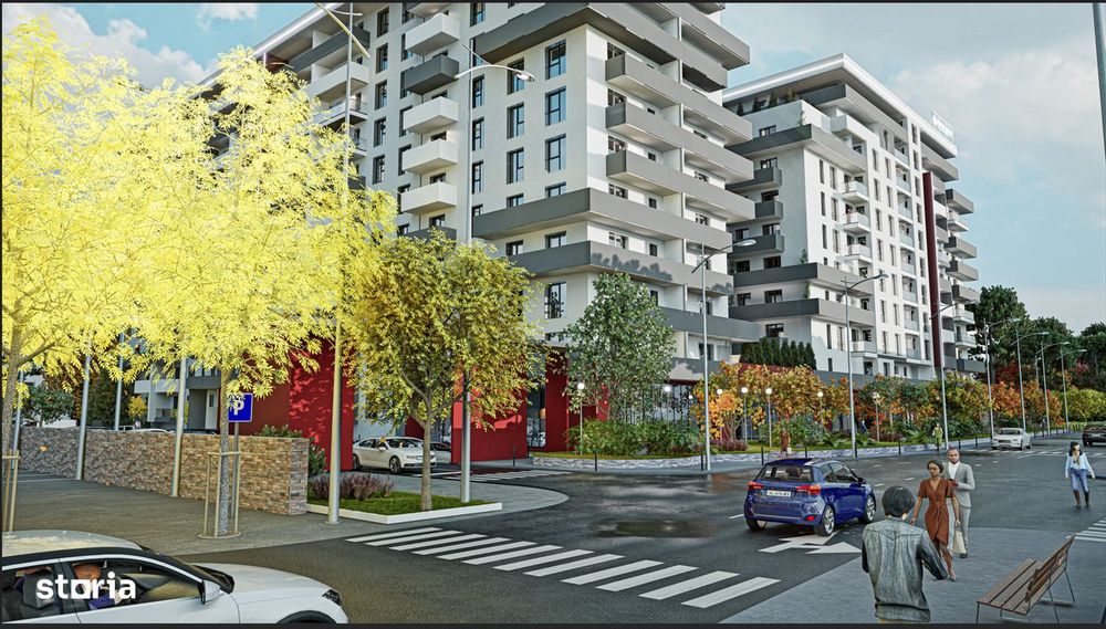 Apartament de 3 camere cu terasa ampla,96.70mp Confort Urban Evolution