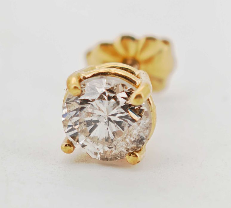 Cercel 14k Diamant natural 0.78ct