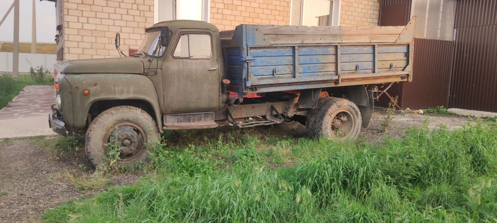 Газ 53 самосвал на ходу