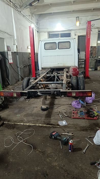 Удлинение усиление рамы газель