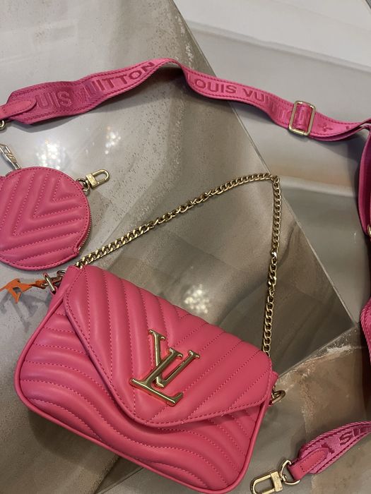 Louis Vuitton розова чанта