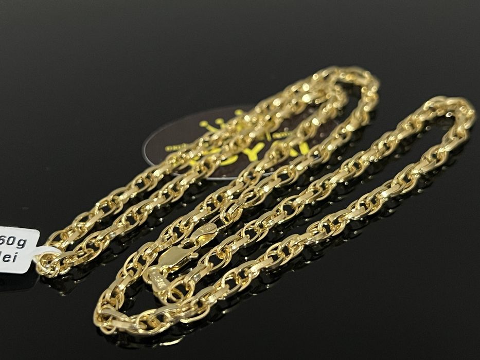 Bijuteria Royal CB : Lant unisex aur nou 14k 7,60gr