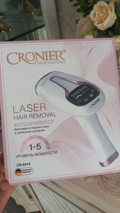 Cronier firmasining Fotoepilyatori. Tuklarni ildizi bilan yòq qiluvchi