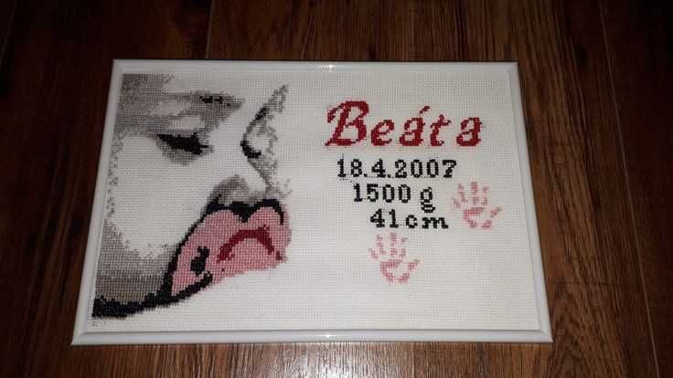 Персонализиран ръчно изработен гоблен (визитка)