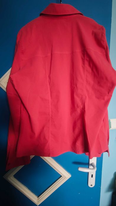 Риза червена - за макси дами