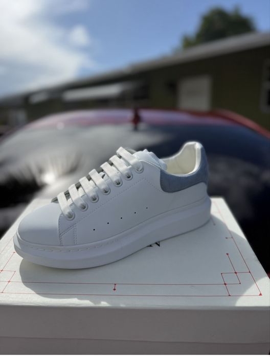 Ботинки Кеды McQueen “White Blue