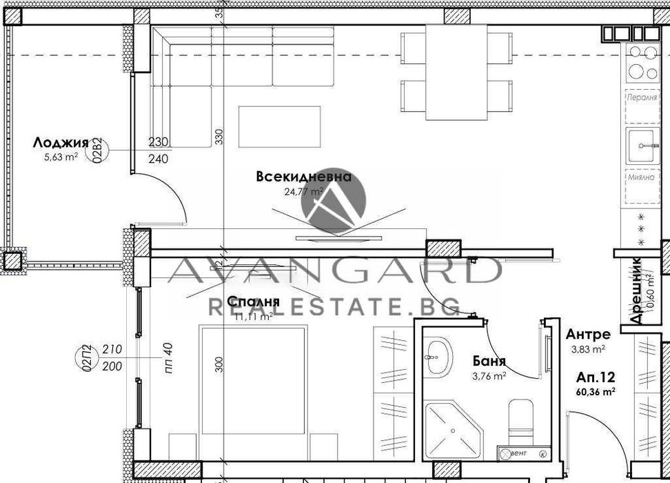 Продава се Двустаен апартамент в Пловдив, Прослав - 69 кв.м за 621 €/кв.м - Снимка #2