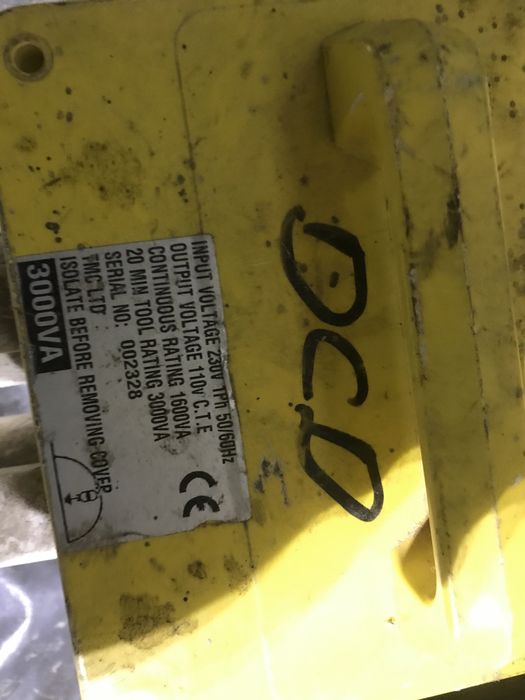 Traf-Transformatoare 230v la 110v 3000VA Defecte