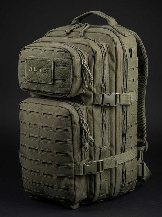 Impermeabil RANITA RUCSAC MILITAR MIL-TEC LASER-CUT - marime SMALL 20 litri - Ghiozdan Barbatesc Vanatoare Pescuit Camping Drumetie Munca Airsoft