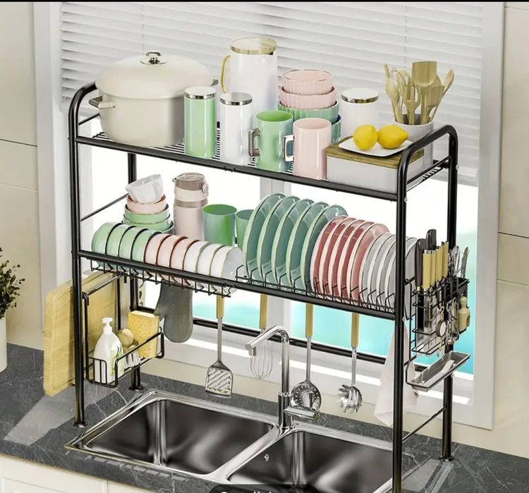 Vând suport vase reglabil pe 2 nivele nou