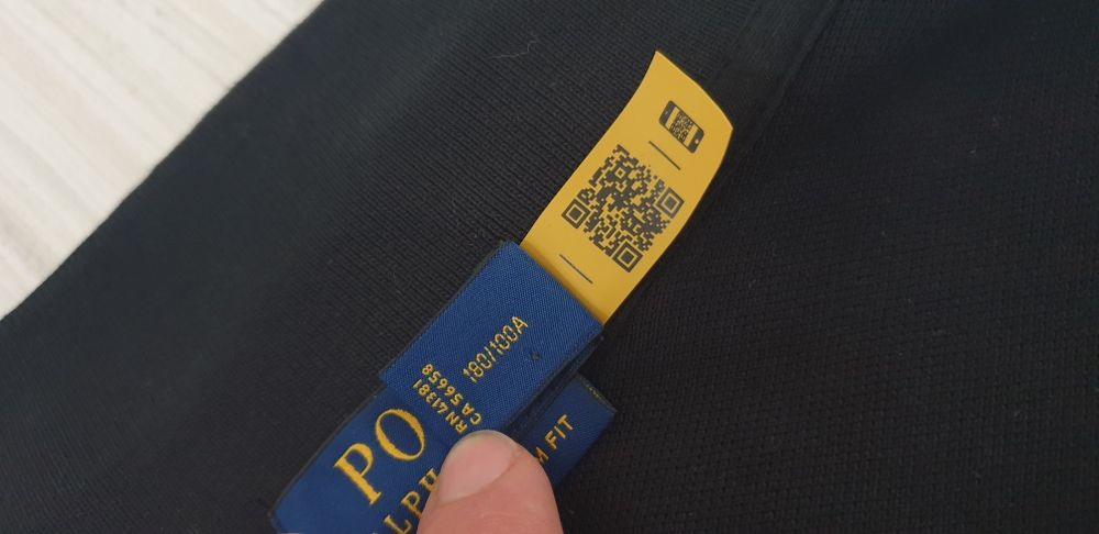 POLO Ralph Lauren Cotton Custom Slim Fit / L НОВО ОРИГИНАЛ Мъжка Тенис
