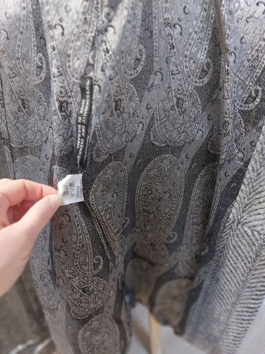 Вълнено луксозно палто до коляното на български дизайнер размер М