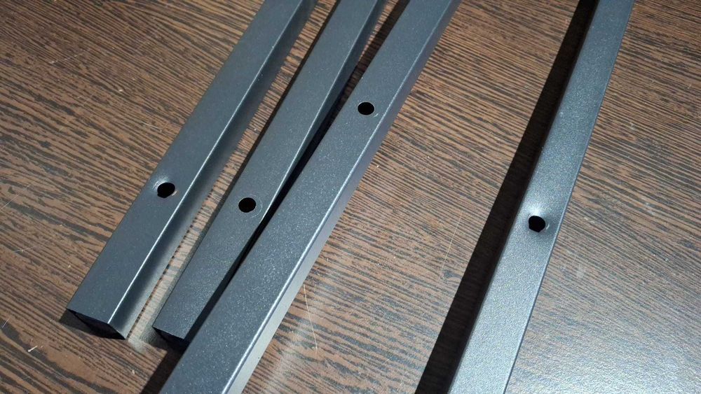 Masuta laterala ingusta HOOBRO, cu spatiu depozitare, negru si maro