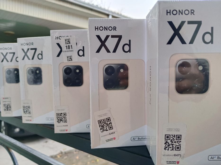 Honor X7d Smartfon. 6/128 va 8/256 xotirada. Uzimei ro'yhatdan o'tgan.