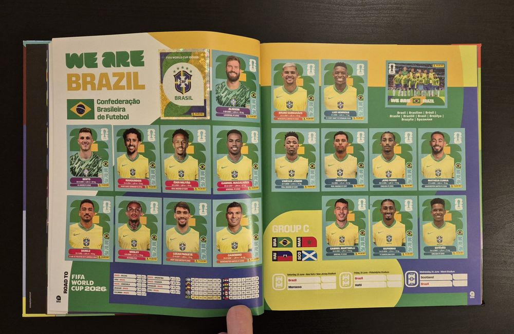 НАМАЛЕНИЕ! Колекционерски албум Панини / Panini World Cup 2026 с твърди корици - 100 % попълнени стикери