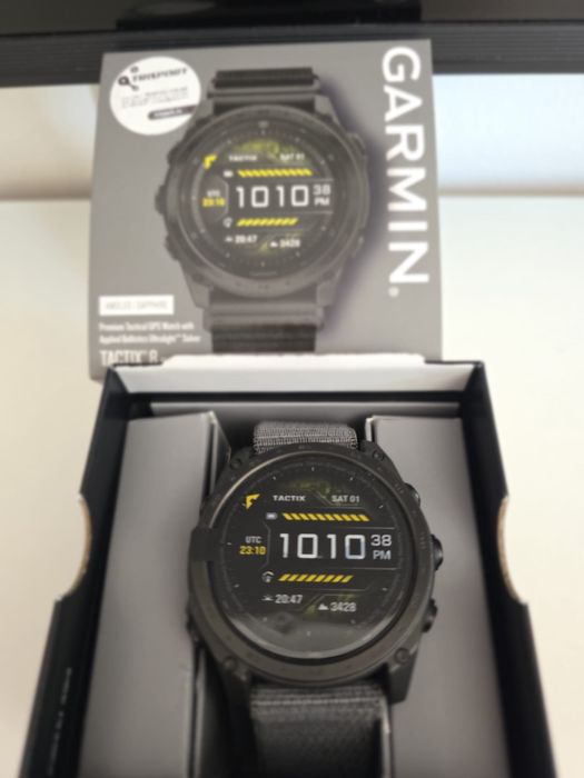 Ceas garmin tactix 8 cu functia balistic activata