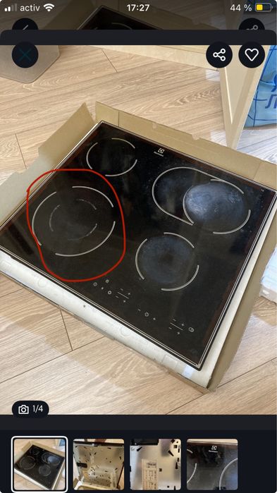 Электрическая плита Electrolux