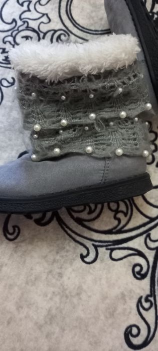 Красивые детские сапожки на девочку очень теплые