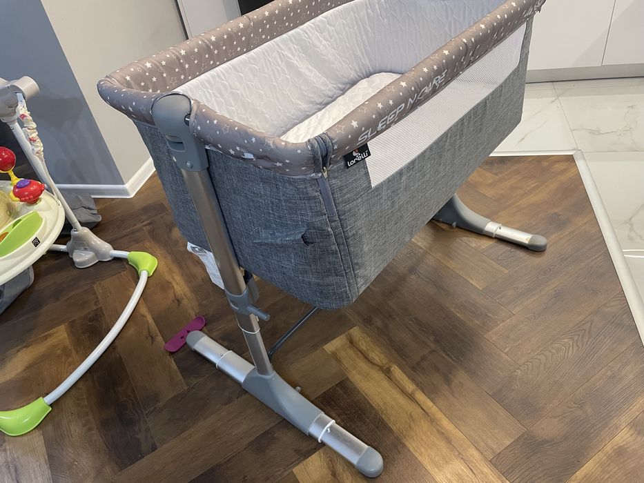Бебешко легло-люлка Lorelli Sleep'N'Care, сиво слонче