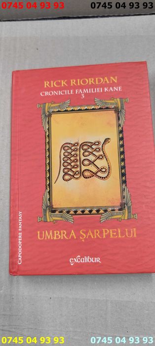carte carti cronicile familiei Krane umbra sarpelui rick riordan