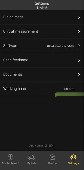 Airbag moto Alpinestars tech air 5