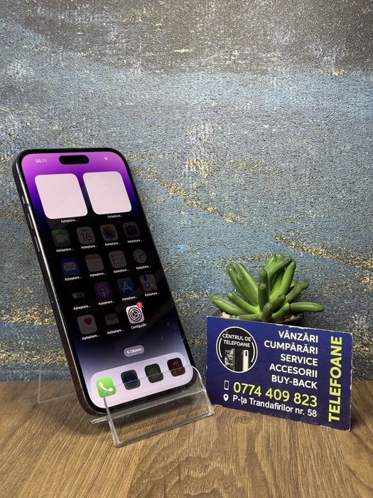 Iphone 14 pro max/256gb/2 Ani Garantie Centrul de Telefoane/rate