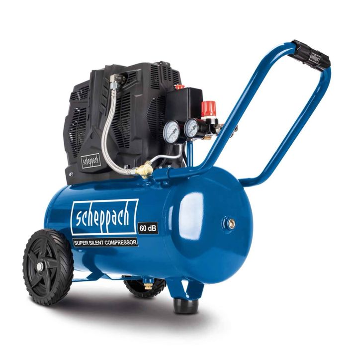 Безшумни и Безмаслени компресори Scheppach HC51Si  HC25Si  HC08Si