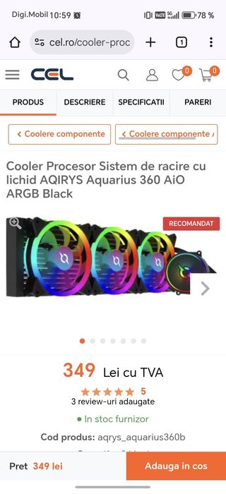 racire procesor si carcasa