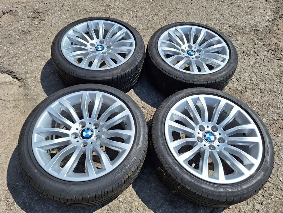 BMW-с датчици-18цола-5/120-ЕТ-30-Ж-8-с гуми-оригинални