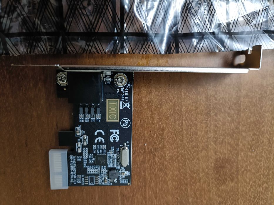 Сетевая карта PCIE на RJ45, 1000 Мбит/с