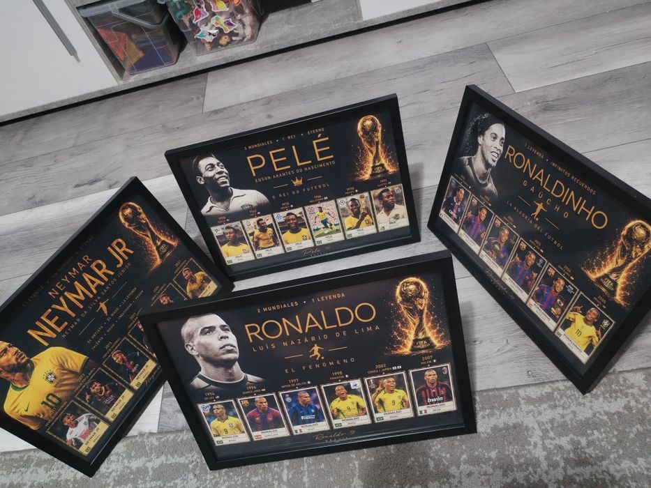 Tablouri cu legende ale fotbalului