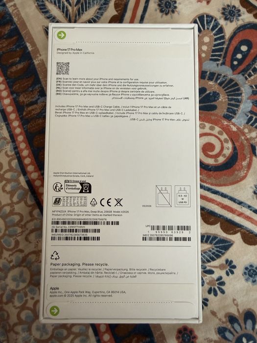 Iphone 17 pro max 256GB NEW