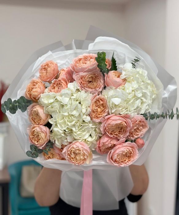 Голландские Розы, Пионы, цветы букеты