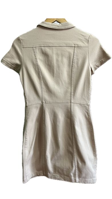 Rochie denim crem H&M, mărimea S - fara defecte