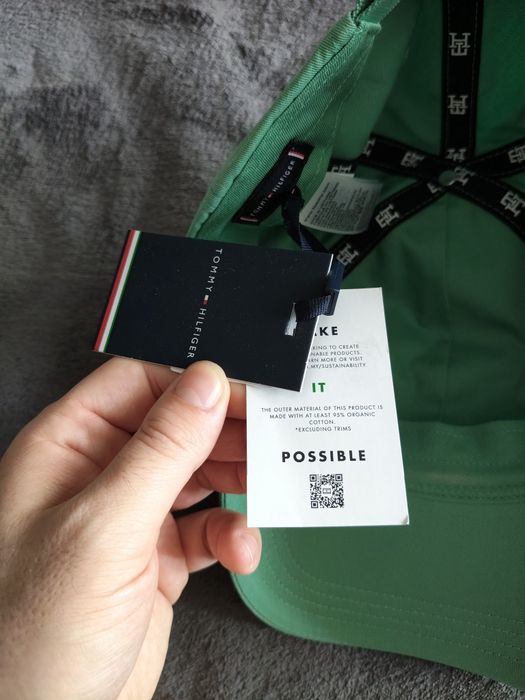 Tommy Hilfiger șapcă unisex culoare verde mărime OS noua originala