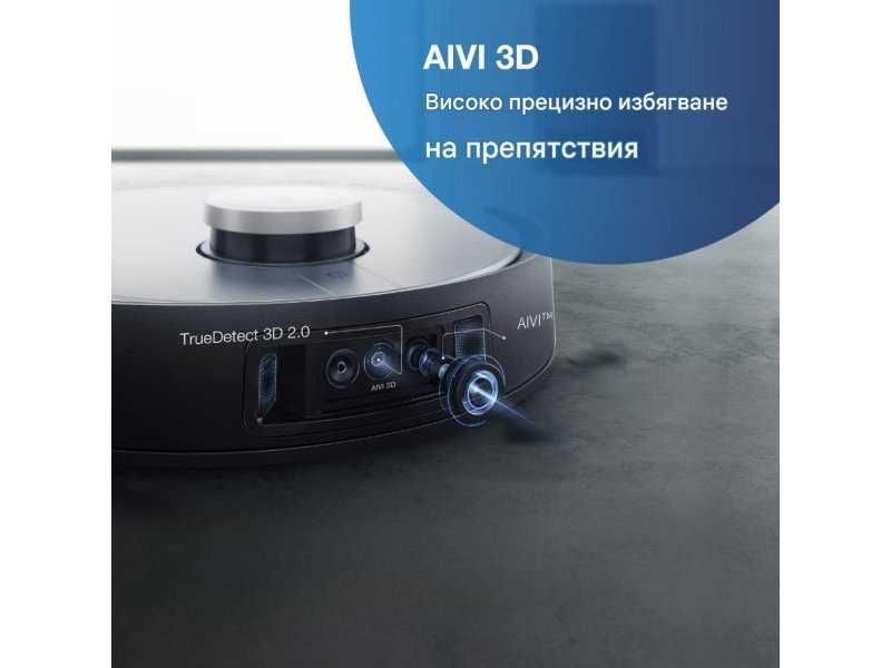 Робот Прахосмукачка ECOVACS Deebot X1 Plus, Черен