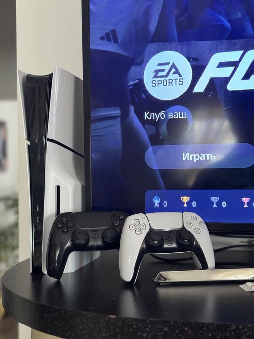 пс5 слим 2 джойстика