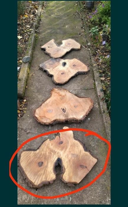 Орехови шайби подходящи за маси, рафтове и декорация.